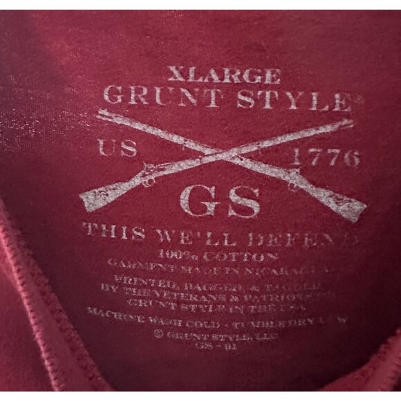 Grunt Style Christmas Elf Team Six Red Tee Shirt Mens XL - Picture 5 of 5